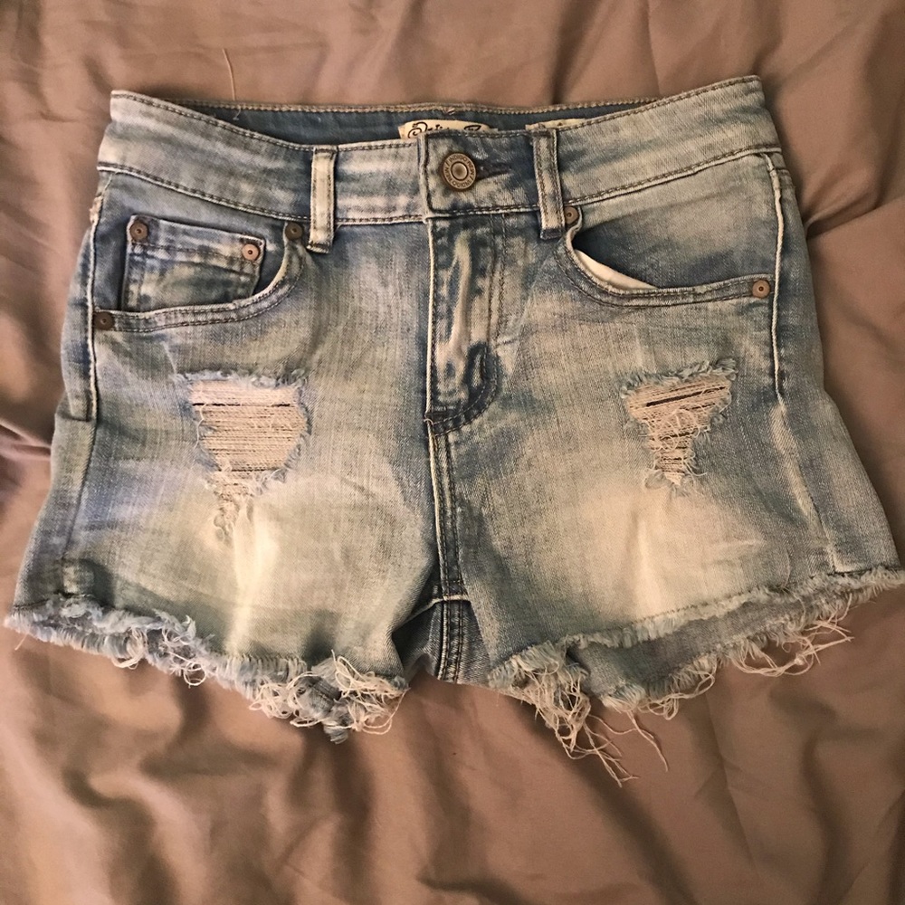 denim shorts